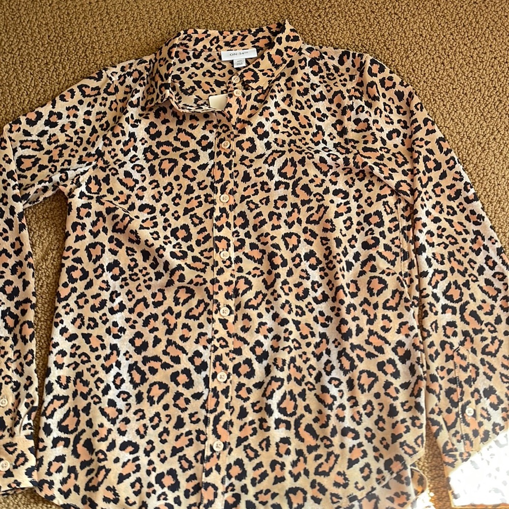 XXS button up blouse